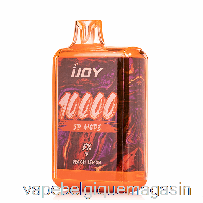Vape Shop Bruxelles Ijoy Bar Sd10000 Jetable Pêche Citron